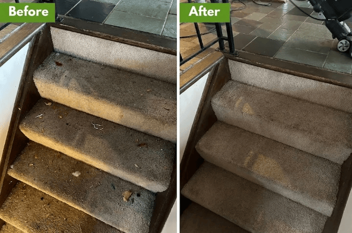 Professional residential cleaning result