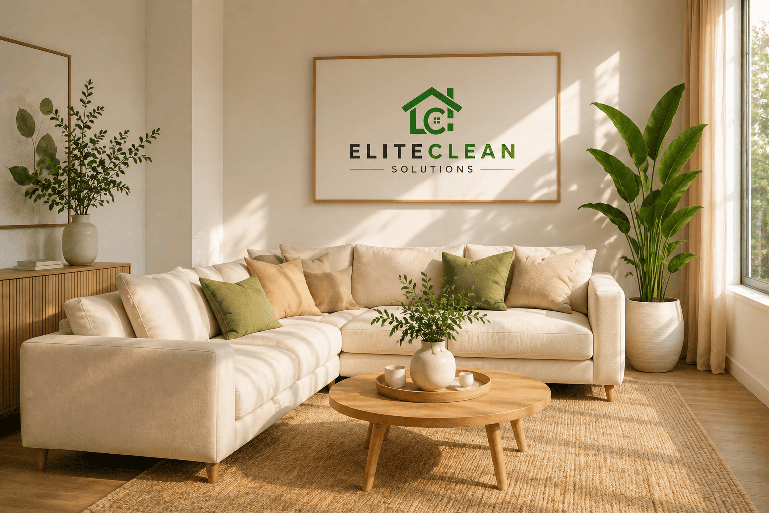 Clean and comfortable residential interior